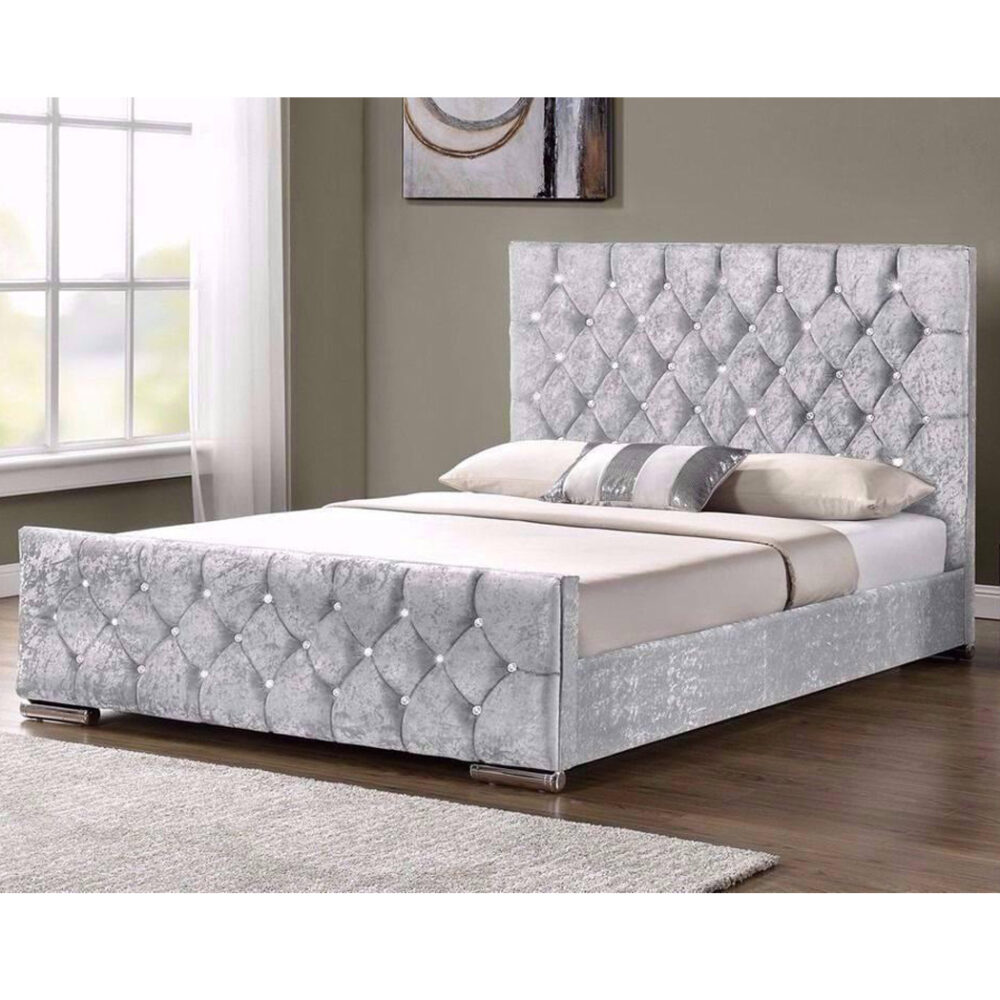 French Style Velvet Bed