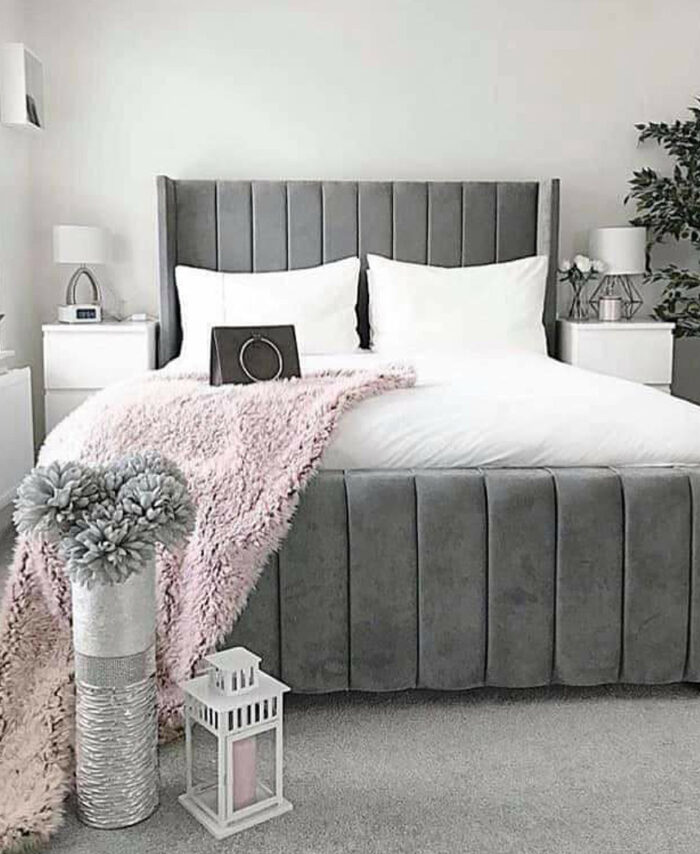 Wingback Panel Bed